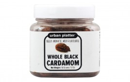 Urban Platter Whole Black Cardamom   Jar  50 grams